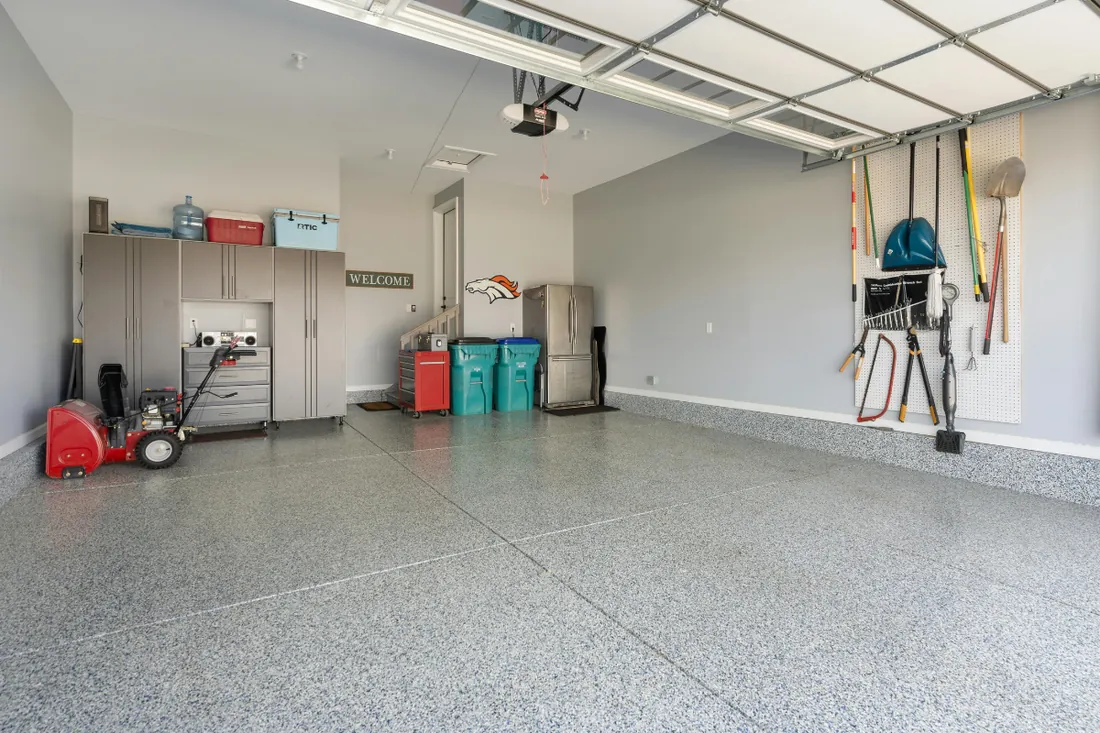 Garage floor coating